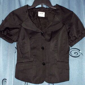 'Moschino' Women's Black Lightweight Blazer